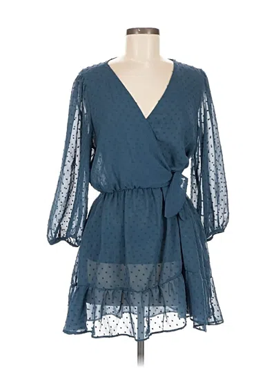 Pre-owned Zara Romper In Blue