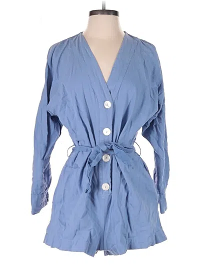 Pre-owned Zara Romper In Blue