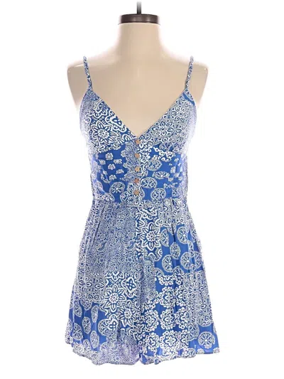 Pre-owned Zara Romper In Blue