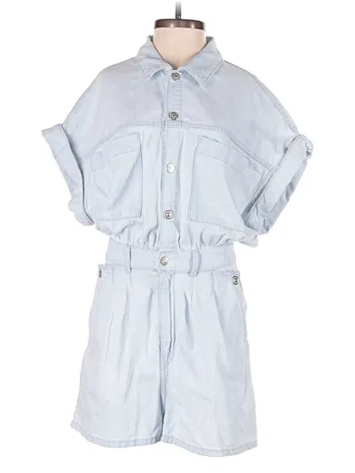 Pre-owned Zara Romper In Blue