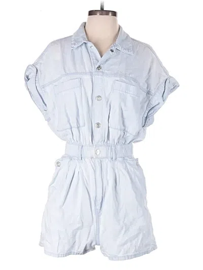 Pre-owned Zara Romper In Blue