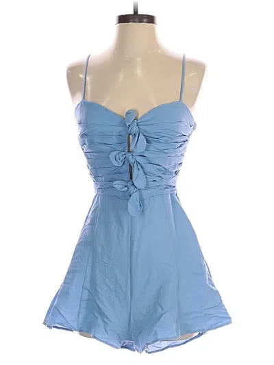 Pre-owned Zara Romper In Blue