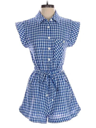 Pre-owned Zara Romper In Blue
