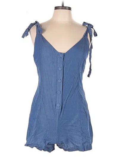 Pre-owned Zara Romper In Blue