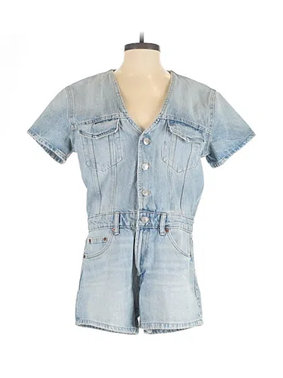 Pre-owned Zara Romper In Blue