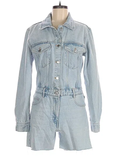 Pre-owned Zara Romper In Blue