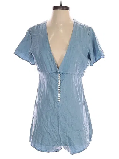 Pre-owned Zara Romper In Blue