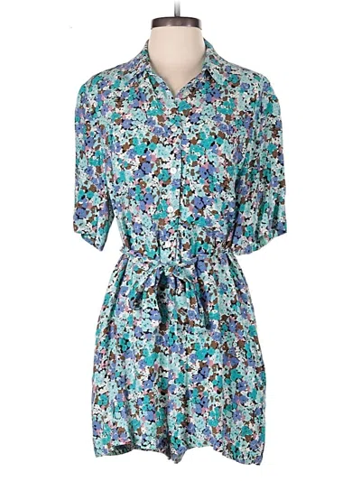 Pre-owned Zara Romper In Blue