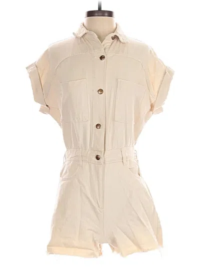 Pre-owned Zara Romper In Brown