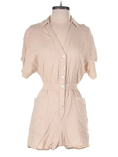 Pre-owned Zara Romper In Brown