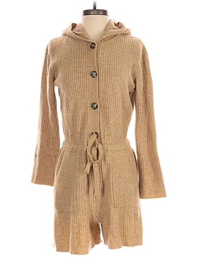 Pre-owned Zara Romper In Brown