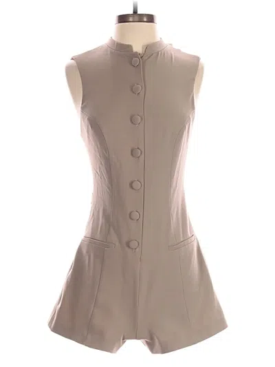 Pre-owned Zara Romper In Brown