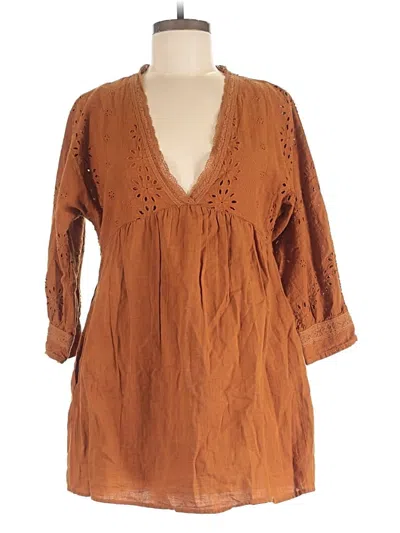 Pre-owned Zara Romper In Brown