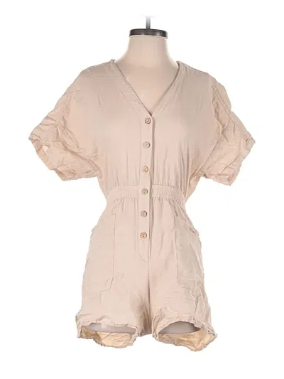 Pre-owned Zara Romper In Brown