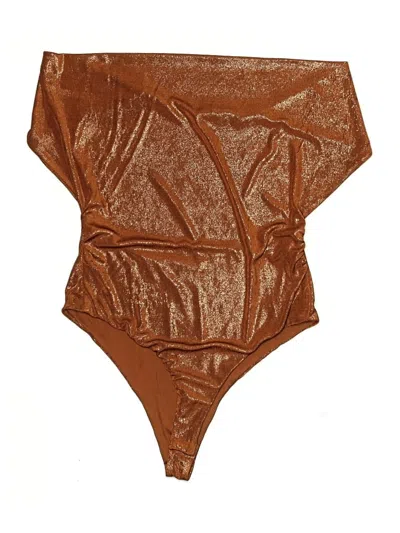 Pre-owned Zara Romper In Brown