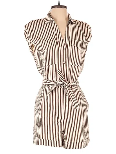 Pre-owned Zara Romper In Brown