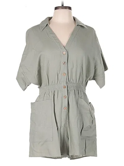 Pre-owned Zara Romper In Gray