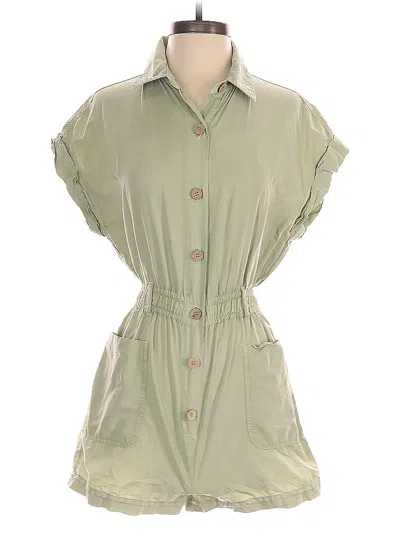 Pre-owned Zara Romper In Green