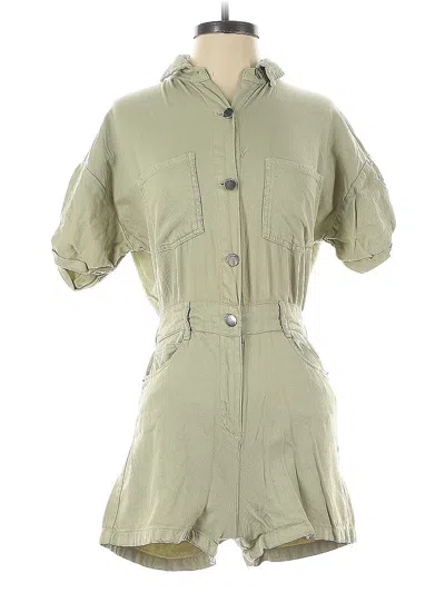 Pre-owned Zara Romper In Green