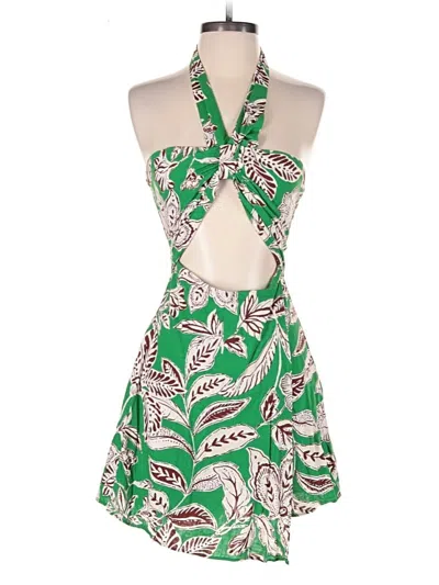 Pre-owned Zara Romper In Green