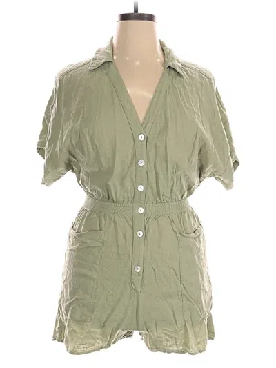Pre-owned Zara Romper In Green