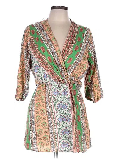 Pre-owned Zara Romper In Green