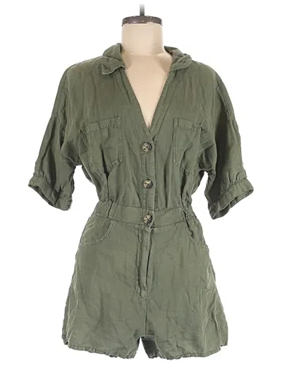 Pre-owned Zara Romper In Green