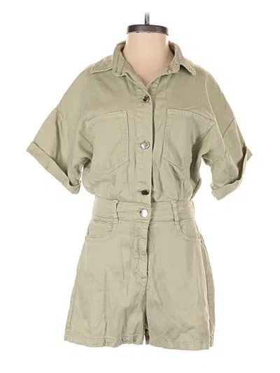 Pre-owned Zara Romper In Green