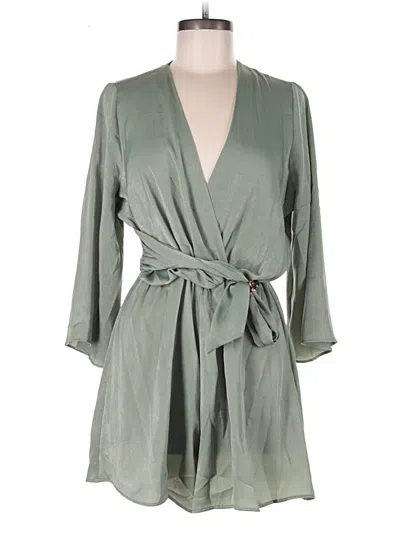 Pre-owned Zara Romper In Green