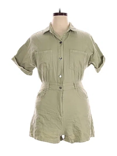 Pre-owned Zara Romper In Green