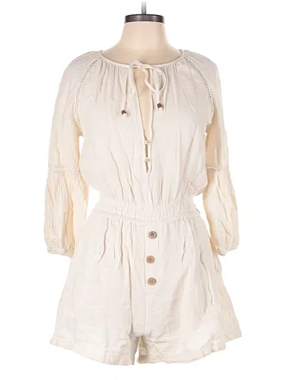 Pre-owned Zara Romper In Ivory
