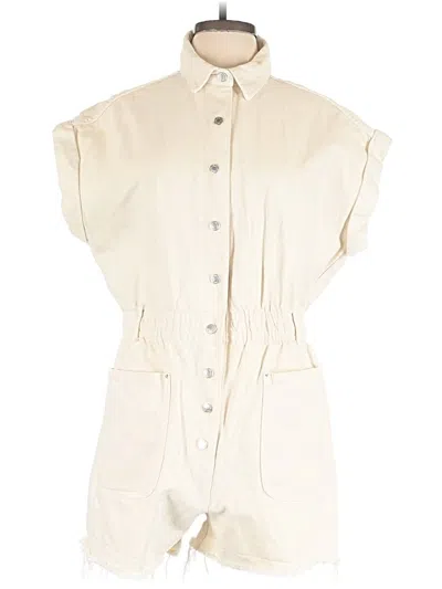 Pre-owned Zara Romper In Ivory