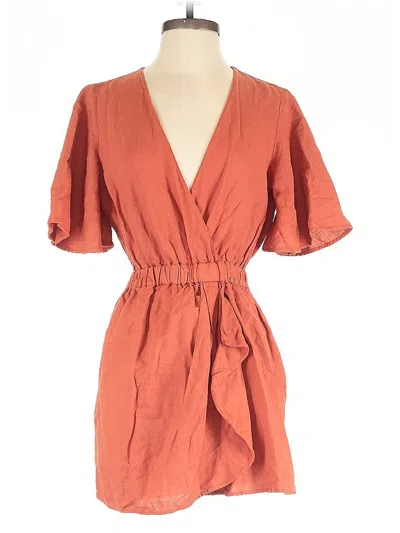 Pre-owned Zara Romper In Orange