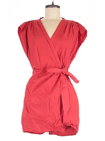 Pre-owned Zara Romper In Red