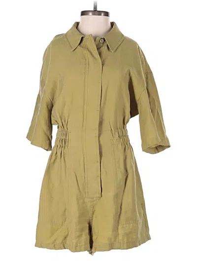 Pre-owned Zara Romper In Tan