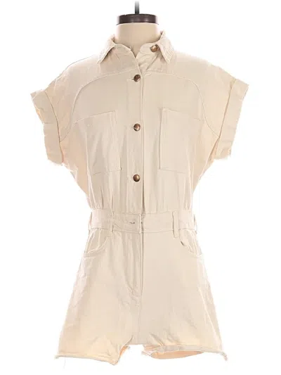 Pre-owned Zara Romper In White