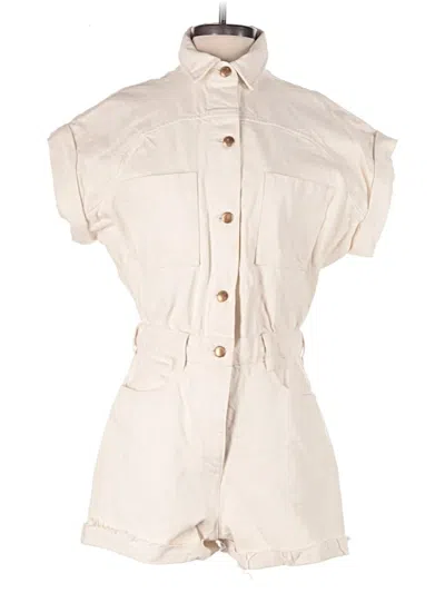 Pre-owned Zara Romper In White
