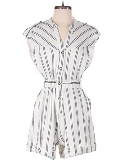 Pre-owned Zara Romper In White