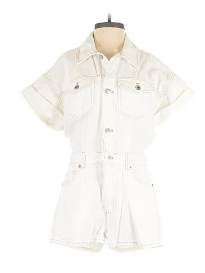 Pre-owned Zara Romper In White