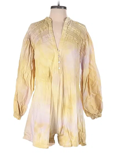 Pre-owned Zara Romper In Yellow