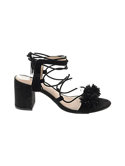 Pre-owned Zara Sandals In Black