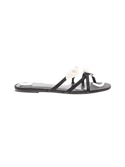 Pre-owned Zara Sandals In Black