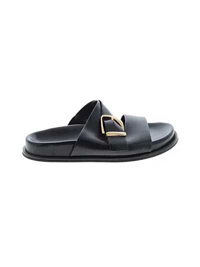 Pre-owned Zara Sandals In Black