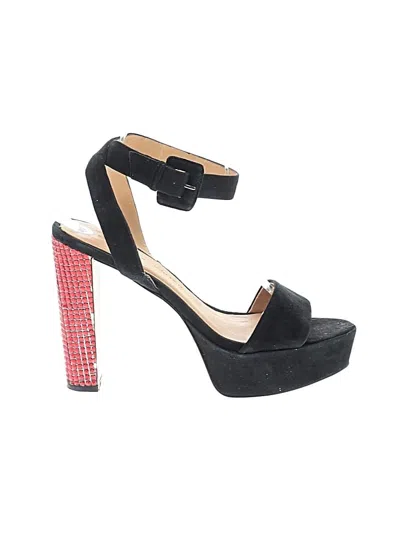 Pre-owned Zara Sandals In Black