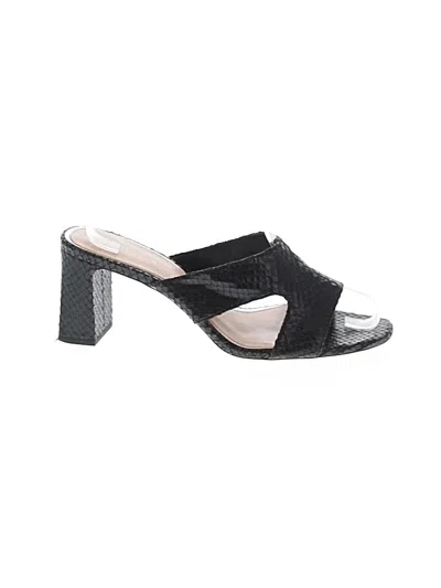 Pre-owned Zara Sandals In Black