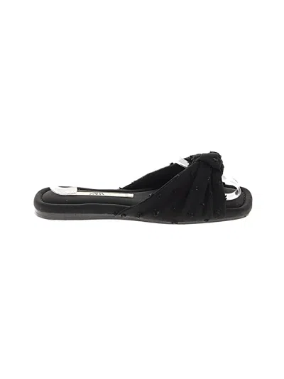 Pre-owned Zara Sandals In Black