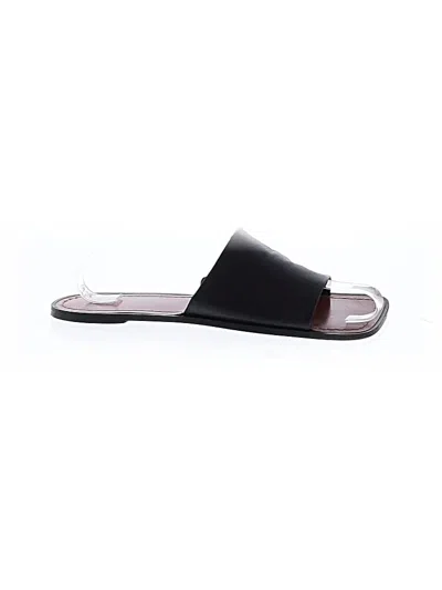 Pre-owned Zara Sandals In Black