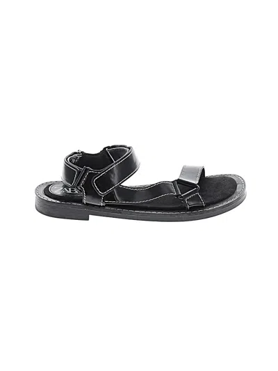 Pre-owned Zara Sandals In Black
