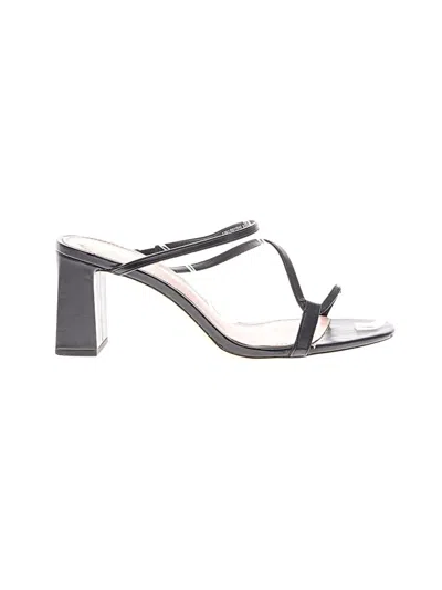 Pre-owned Zara Sandals In Black