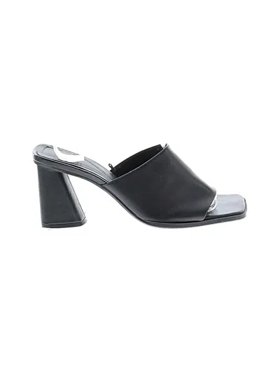 Pre-owned Zara Sandals In Black